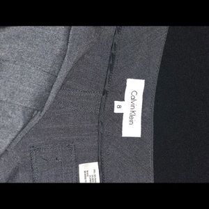 Calvin Klein Charcoal Grey Pant Suit